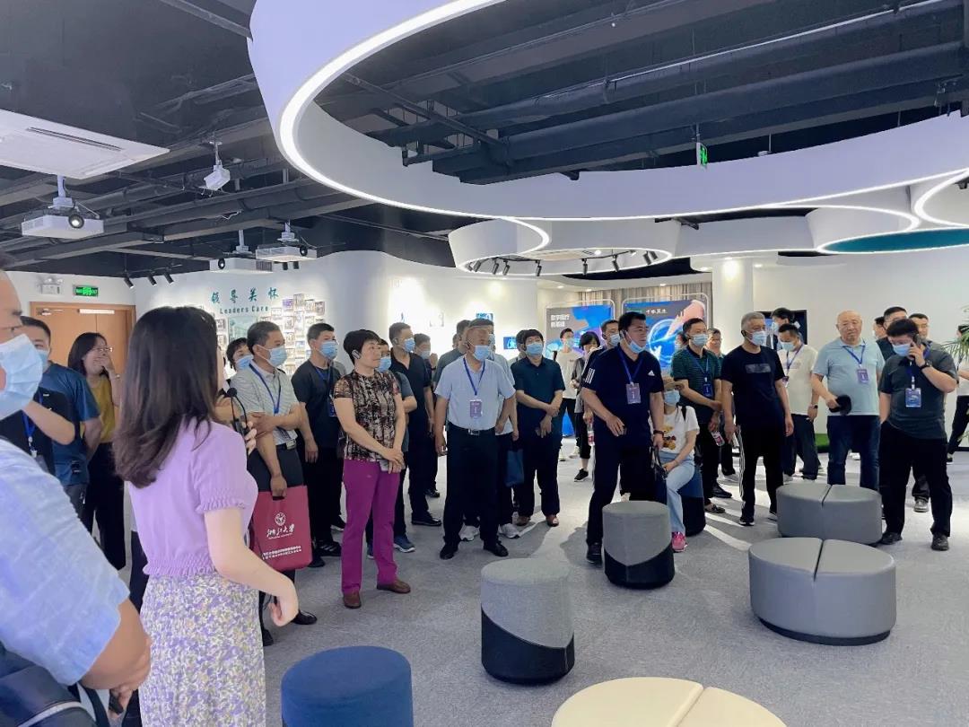 淄博市淄川區委組織部考察團一行蒞臨健培科技考察調研